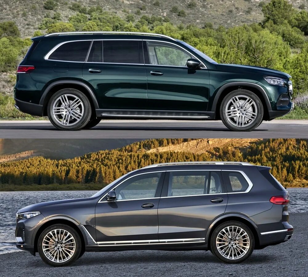 X7 v. BMW x7 vs GLS. BMW x7 Mercedes GLS. Mercedes Maybach GLS vs BMW x7. GLS 2020 vs BMW x7.