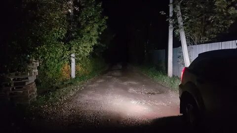 В парке в полной темноте