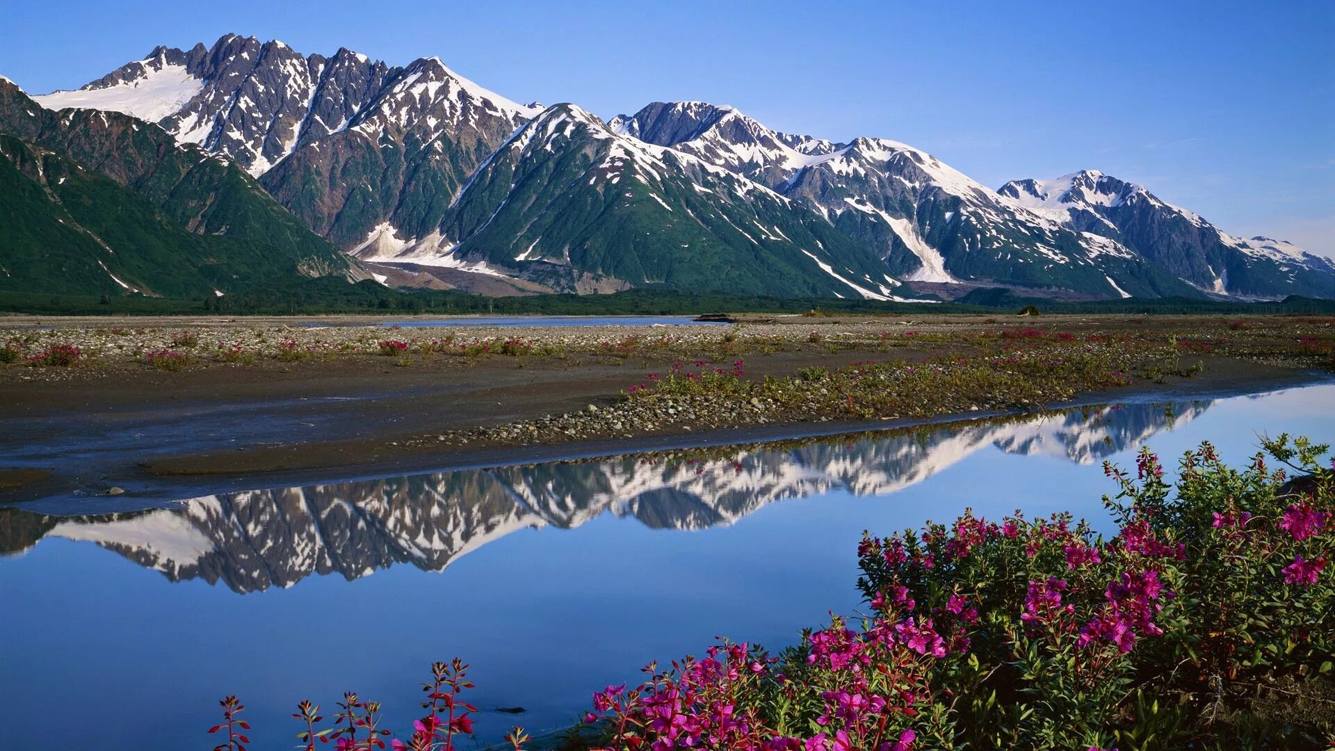 Национальный парк Денали, штат Аляска. Штат Аляска природа. Аляска Анкоридж природа. Аляска штат озера. Южная аляска