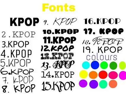 Popping font