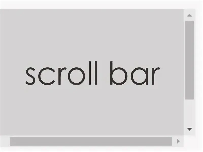 Scroll Bar Mac.