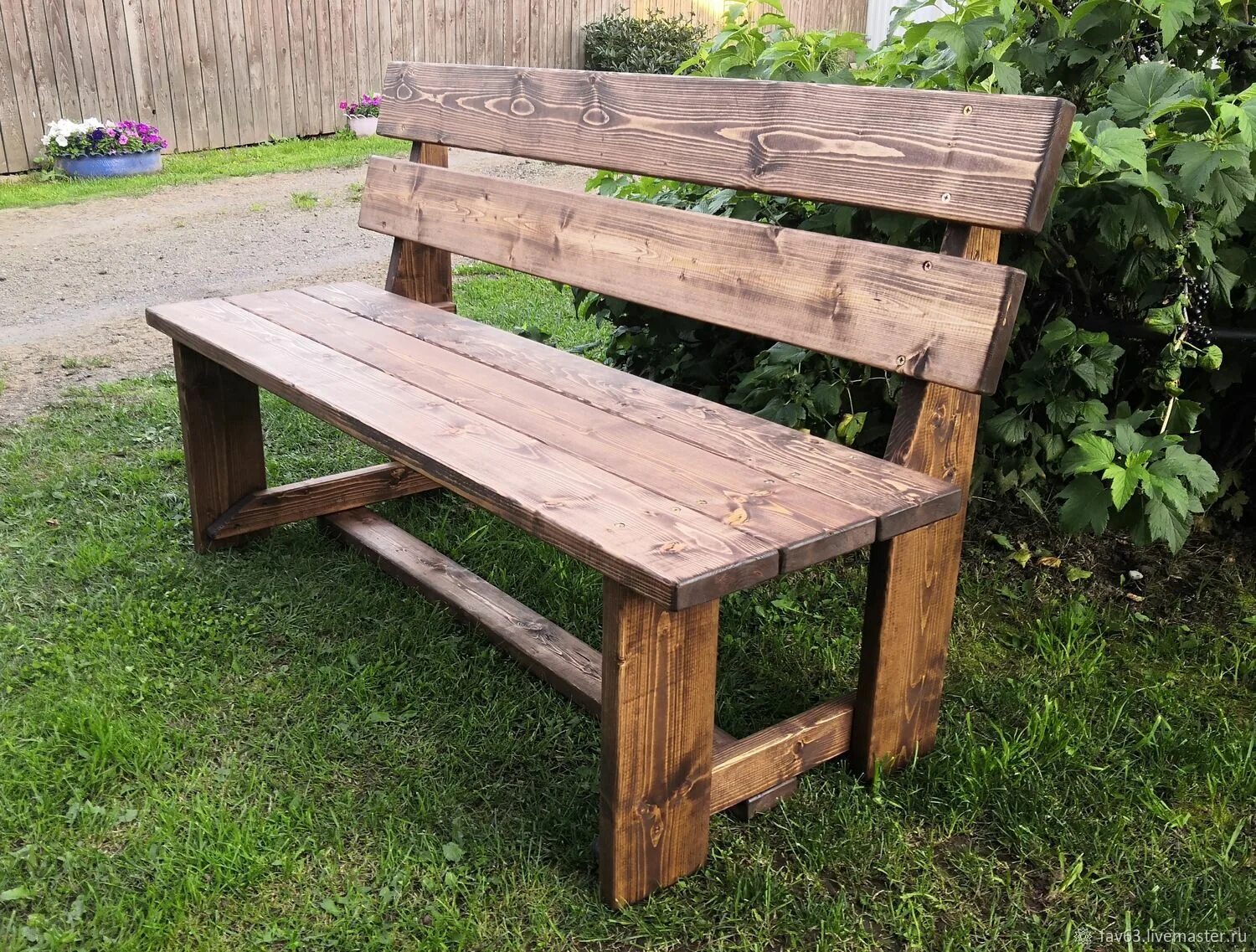 СКАМЕЙКИ для дачи (30 СПОСОБОВ сделать своими руками). Семейная Кучка Diy bench 