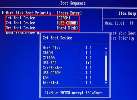 First boot