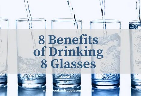 Glasses of water a day
