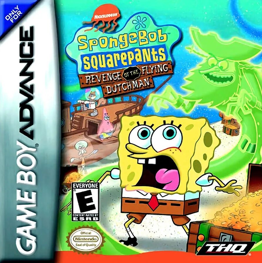 Spongebob revenge. Spongebob Squarepants Revenge of the Flying Dutchman GBA. Губка Боб на геймбой. Губка Боб квадратные штаны месть летучего голландца. Игра Спанч Боб на геймбой.