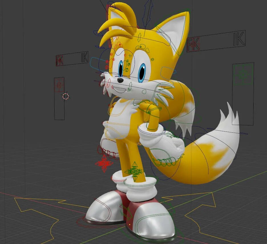 Tails Rig 2d. Classic Sonic Rig Blender. Tail Animator. Wiggle Tail Rig Giovanni de Pace. Tails animations