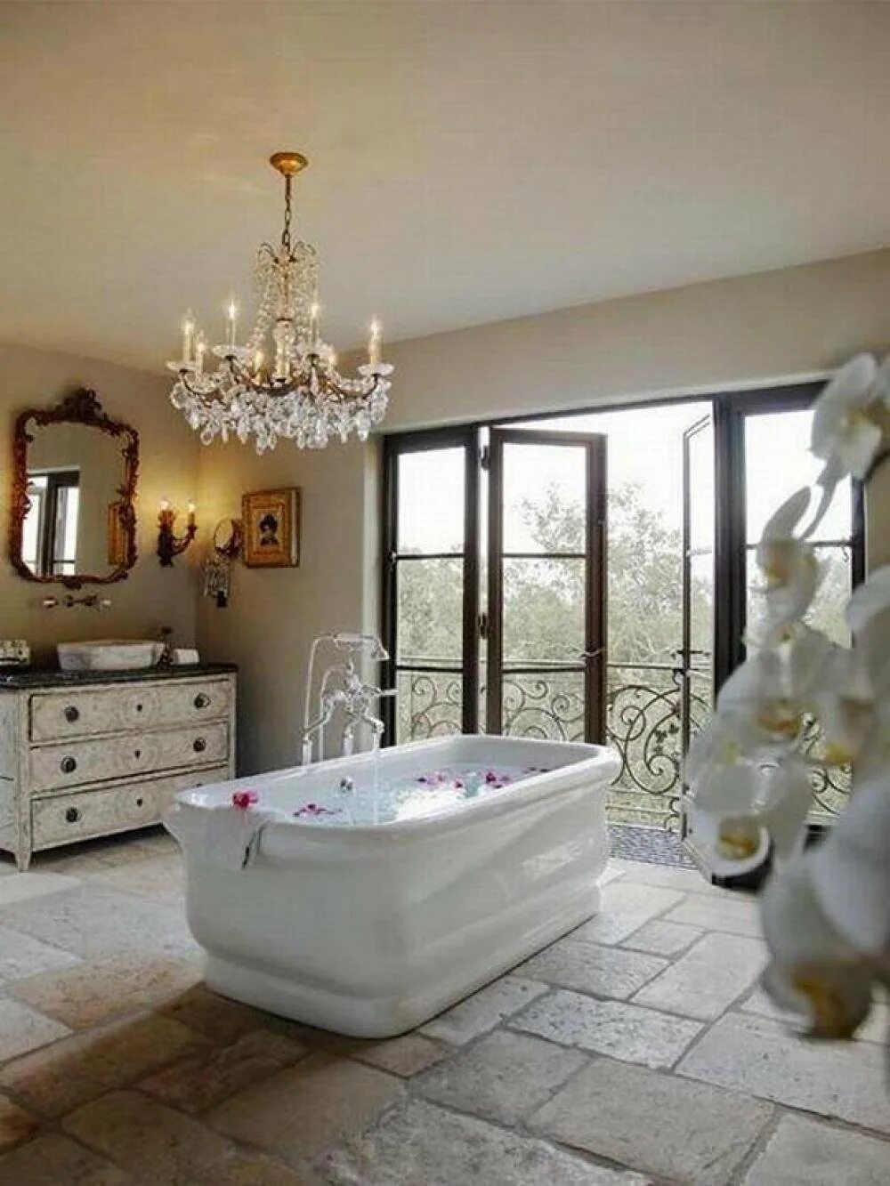 Ванную в моем доме. Роскошные Ванные комнаты. Красивая ванна.