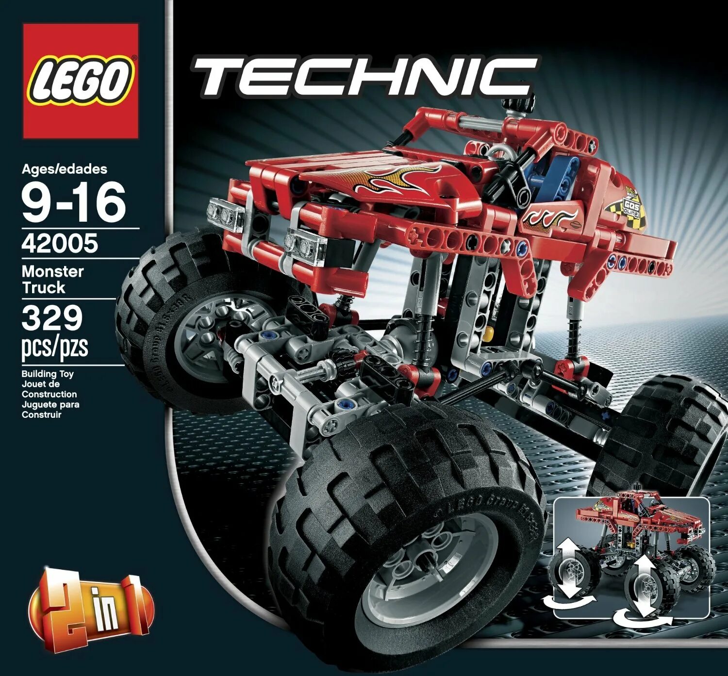 Конструктор technic. Lego 42005 monster truck. lego technic 42005. конструктор lego technic 42005 монстрогрузовик. lego technic бигфут.