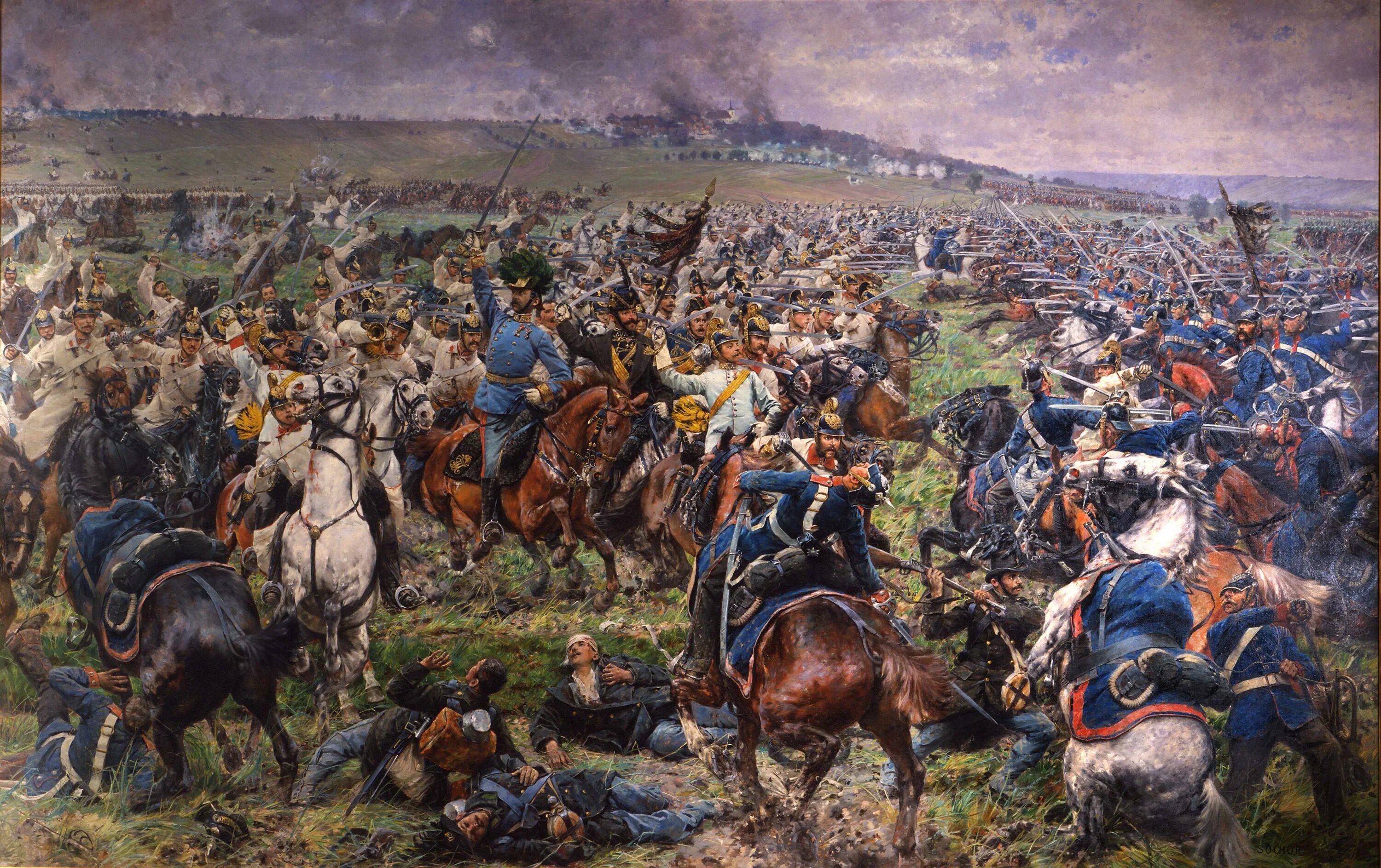 Битва на дороге 3. Битва при садовой 1866. Битва при Кениггреце 1866.