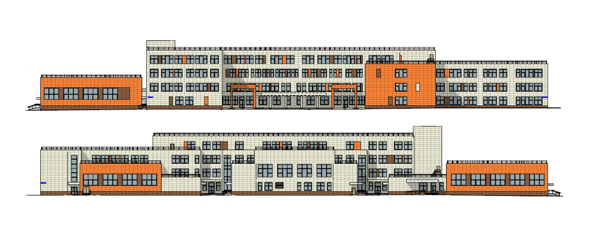 Проект средней школы. Фасад школы проект. Эскизный проект школы. Новая школа в нахабино. Архитектурный проект школы.