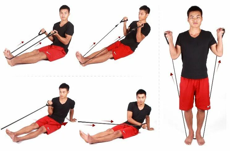 Комплекс с эспандером. Упражнения бубновского с эспандером. Тренировка с трубчатым эспандером для мужчин. Комплекс с эспандером. Эспандер плечевой пружинный упражнения для женщин.