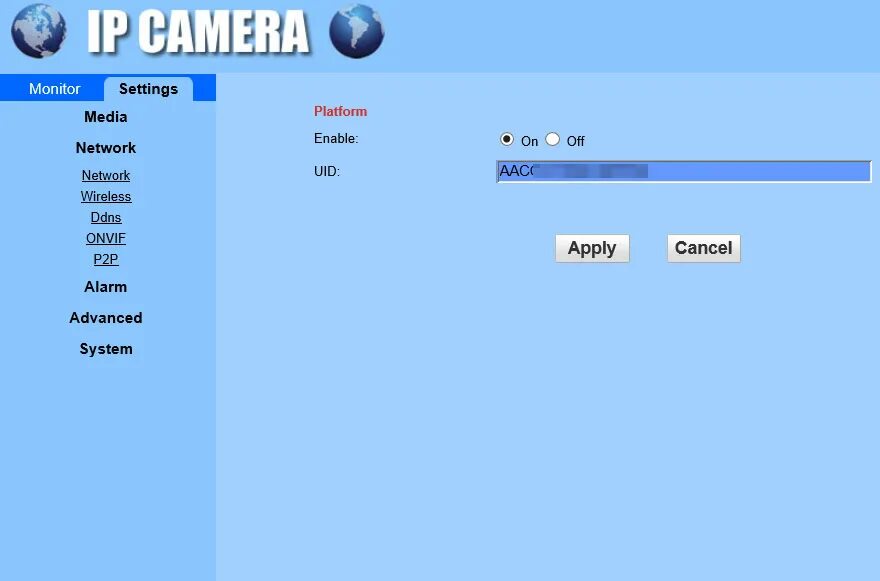 Hip2p client. Веб Интерфейс камеры. Что такое uid камеры. Uid камеры видеонаблюдения как узнать. Таблица камера CAMHI.