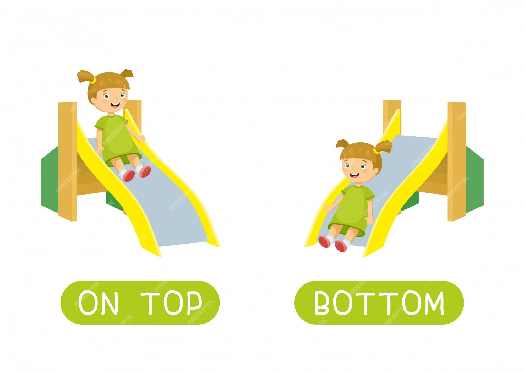 Top bottom. Векторные антонимы. top bottom картинка. bottom opposite.