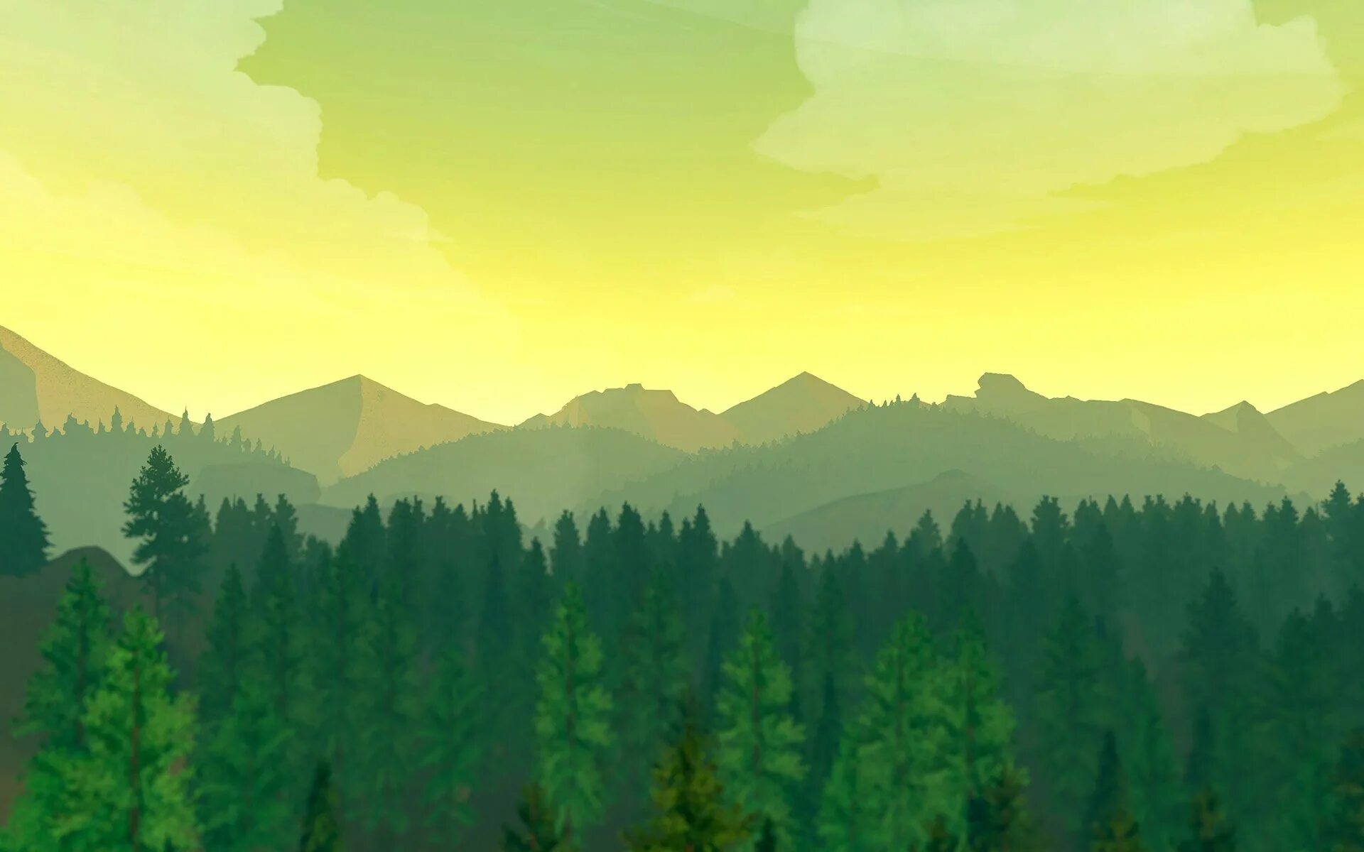 Flat lost. Firewatch Брайан. Firewatch Юджин. Игра про лесника Firewatch. Firewatch горы.