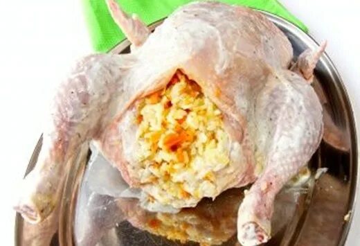 Курица с рисом в фольге