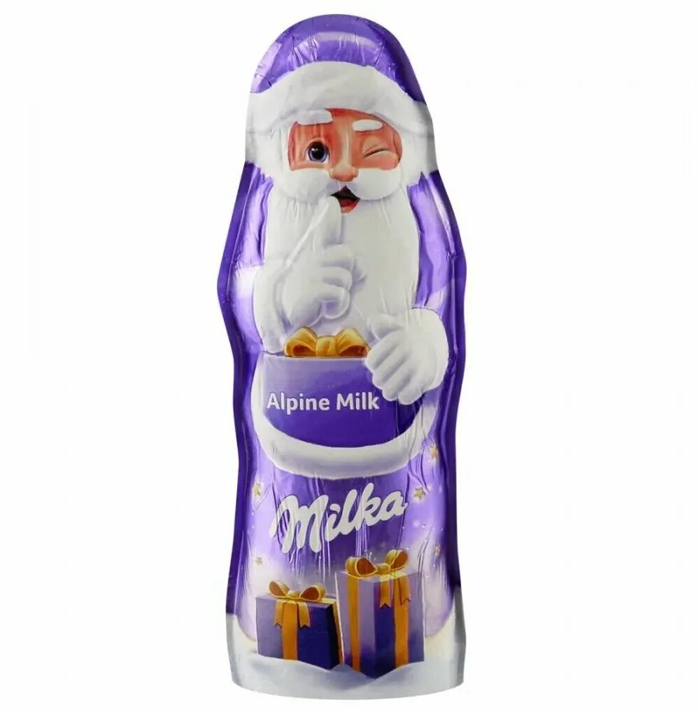 дед мороз милка 45 гр. дед мороз милка 45г. дед мороз милка орео белый шоколад. шоколад милка дед мороз. фигурный шоколад milka дед мороз молочный.