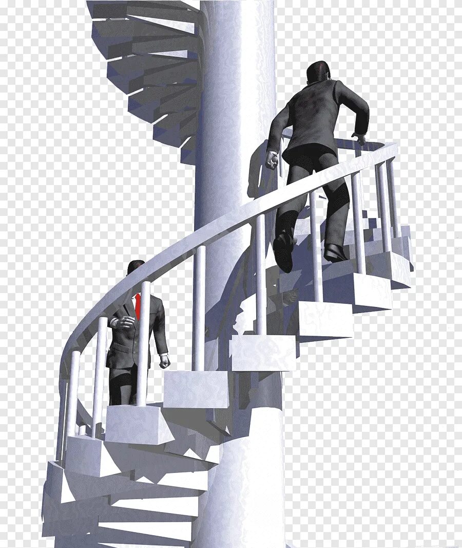 Climb the stairs