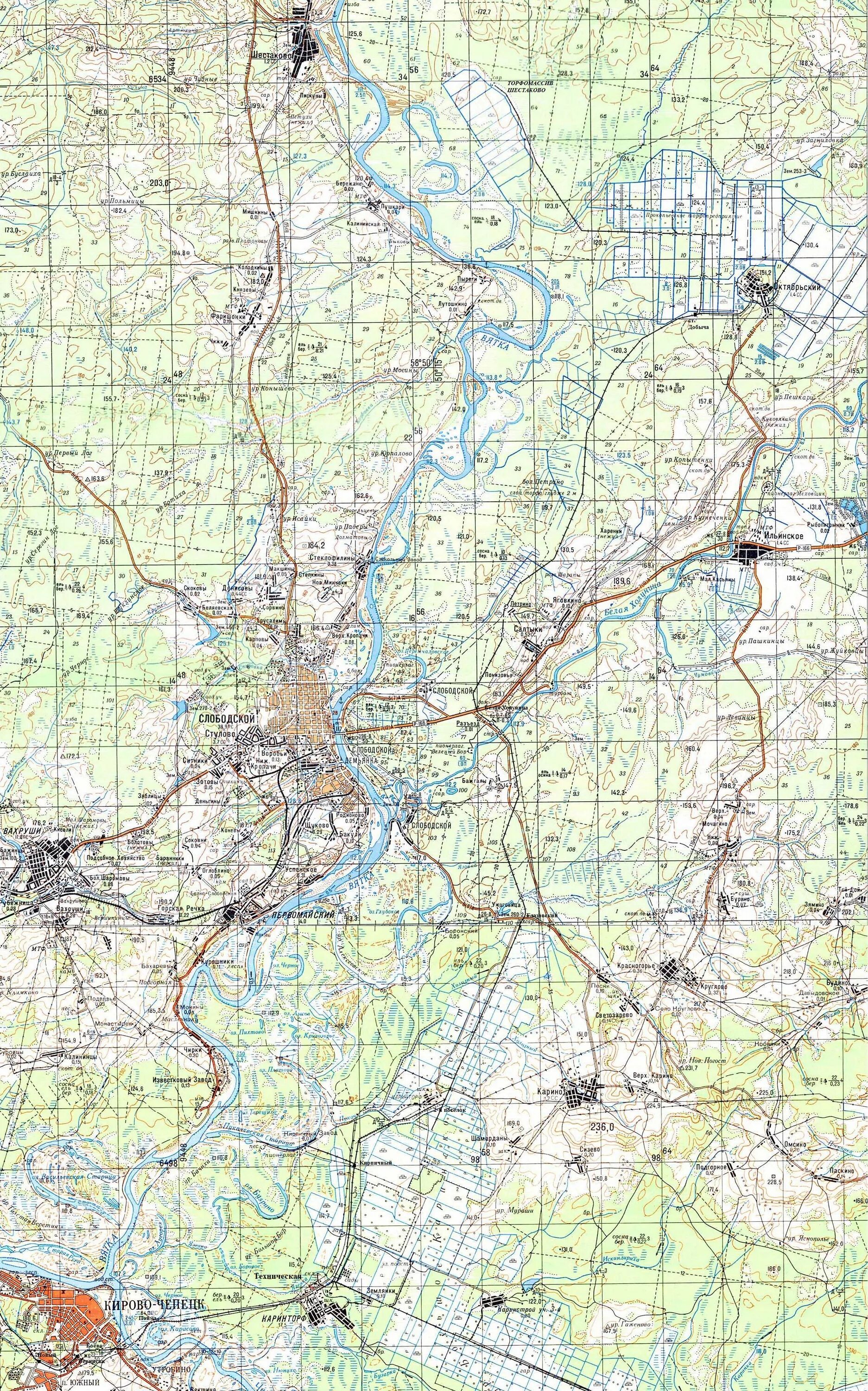 Карта слободской кировской области. Карта Слободского района Кировской области. Карта Слободского района Кировской. Слободской район Кировской области карта. Слободской на карте Кировской области.
