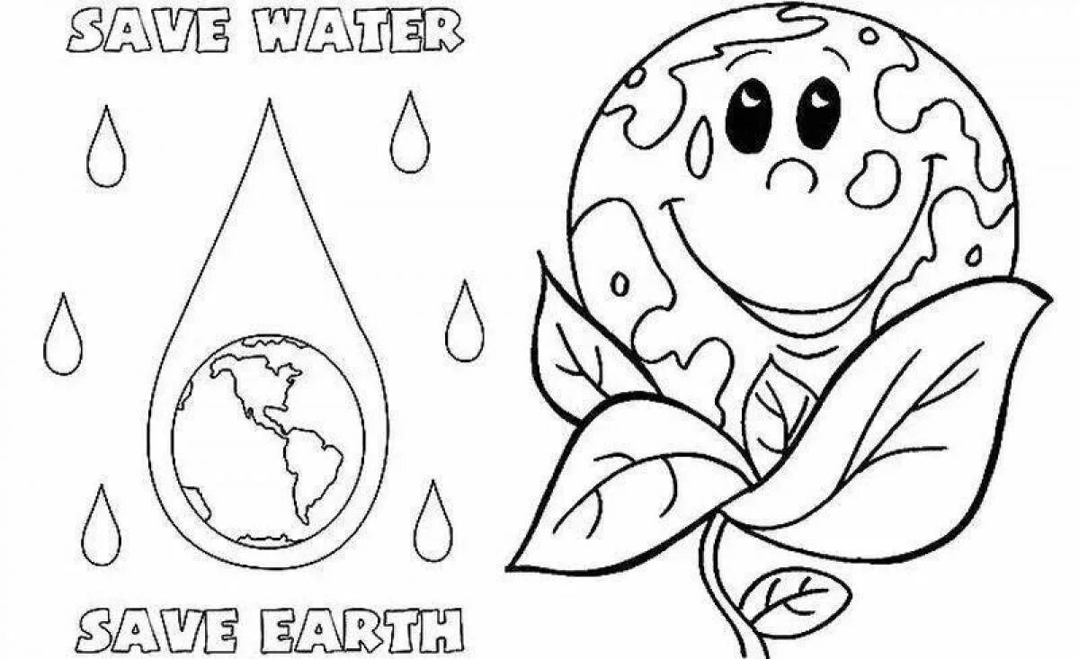 Раскраска всемирный день воды. День земли раскраска. Бережем планету раскраска. Раскраски ко Дню воды для дошкольников. День воды раскраски для детей.