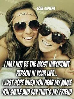The sister of my best friend