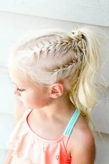 прическа для девочки на жидкие волосы