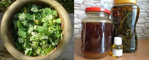 В результате настой и