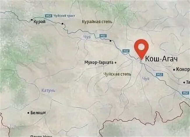Бийск кош агач карта. Карта алтая кош агач. Перевал бугузун горный алтай. Кош-агач на карте. Горно алтайск-кош-агач на карте.