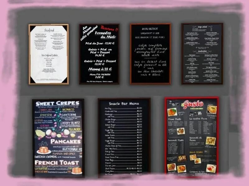 Menu store