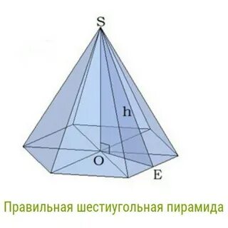 Правильная 6 угольная пирамида
