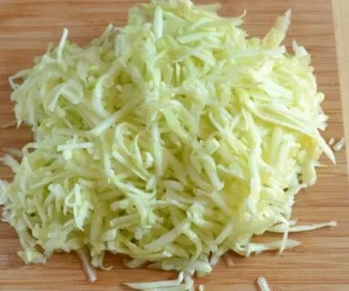 Кабачки на крупной терке
