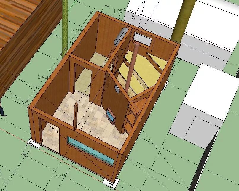 Как правильно построить. Каркасная баня 6х4 Sketchup. Строим баню своими руками. Проект небольшой каркасной бани. Каркасная мини баня.