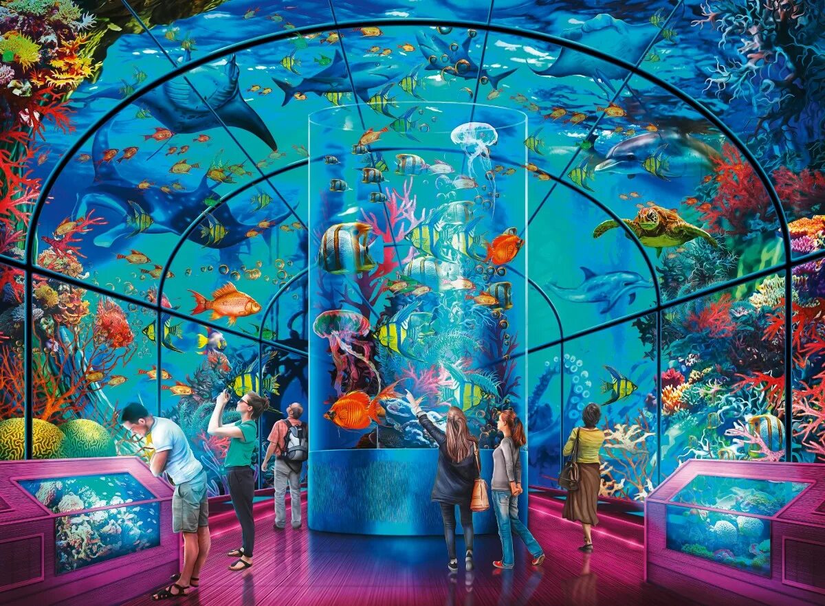 Снится аквариум с рыбками женщине. Океанариум. Дети в океанариуме. Океанариум рисунок. Аквариум арт.