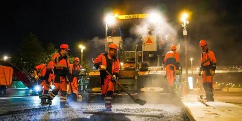 Дорожные рабочие москва