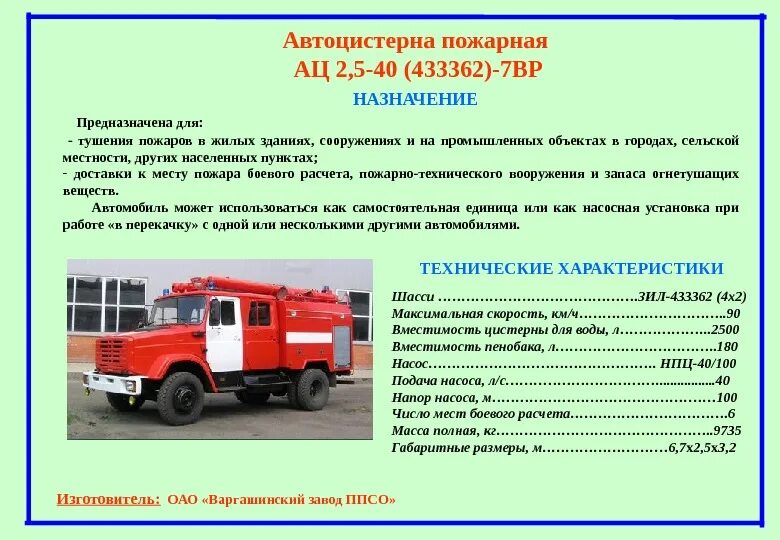 Специальный пожарно технический автомобиль. АЦ-2,5-40 ЗИЛ (433362) пожарная техника. Тактико-технические характеристики КАМАЗ АЦ-40 43101 пожарного. Насос пожарного автомобиля АЦ 40. АЦ-6/6-40 Урал 4320 включение пожарного насоса.