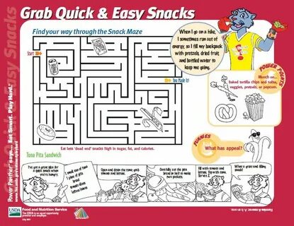Healthy snacks 4 grade