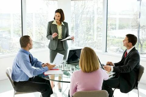 Совещание в кабинете руководителя