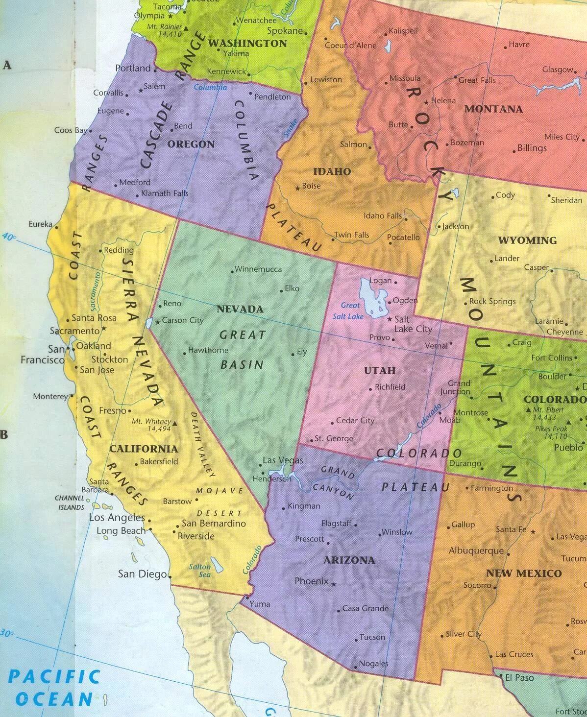West maps. Запад США карта. Западные штаты США на карте. Штаты дикого Запада США. Юго Запад США на карте.