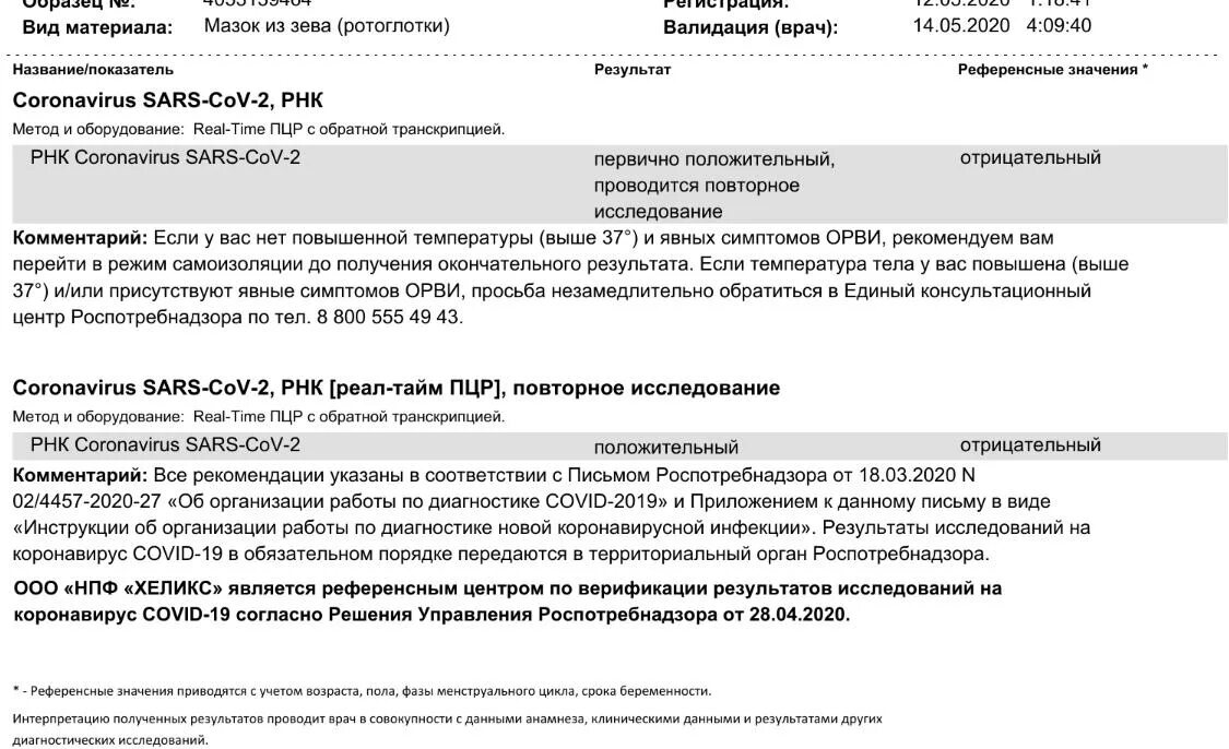 Положительный тест на коронавирус. Первично положительный тест на коронавирус. Положительный тест на коронавирус Хеликс. ПЦР тест на коронавирус Хеликс.