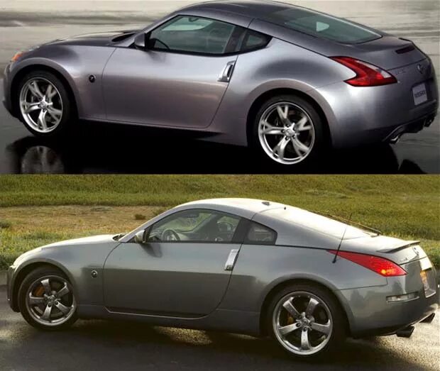 Отличить з. Nissan z350 370. Nissan 350z vs 370z. Ниссан 350 и 370 z. Ниссан 350z 2023.