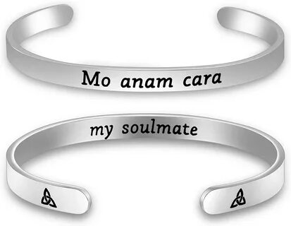 Mo ANAM Spasm price Cara Bangle Iris Celtic Gift Quote Poesy Soul Mate