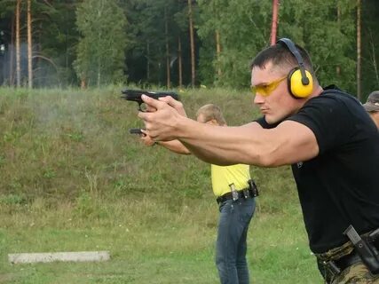 Команда осмотрено при стрельбе из пистолета