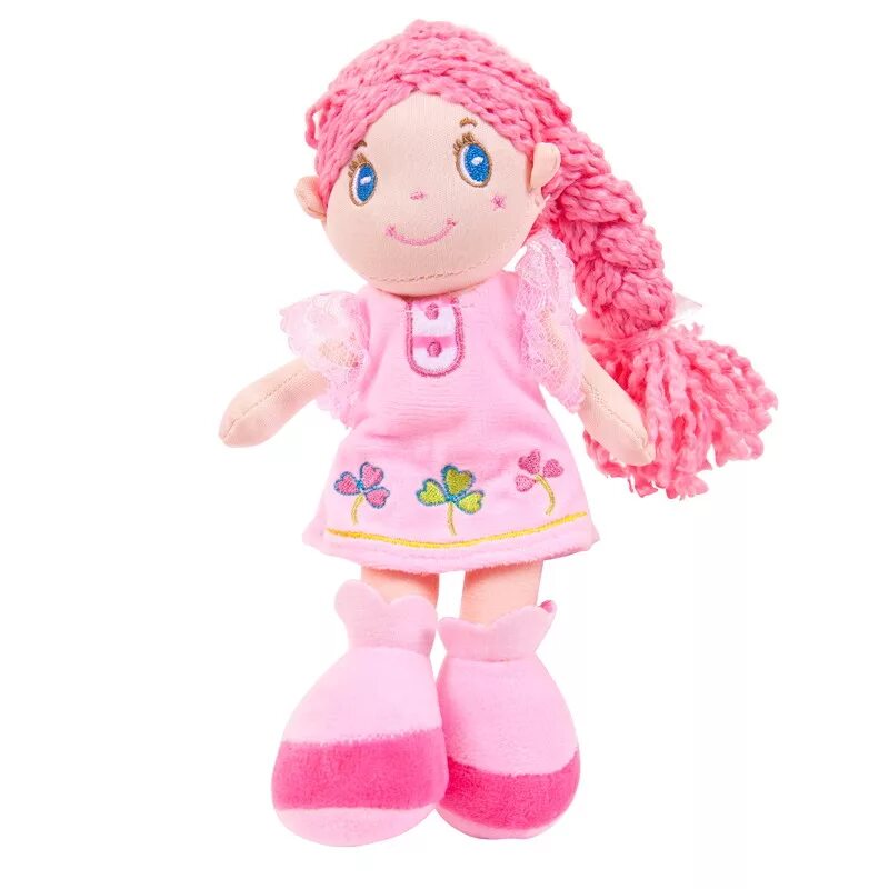 Розовый пупс. Кукла мягконабивная ABTOYS. Розовая кукла. Кукла с розовыми волосами. Кукла розовая мягкая.