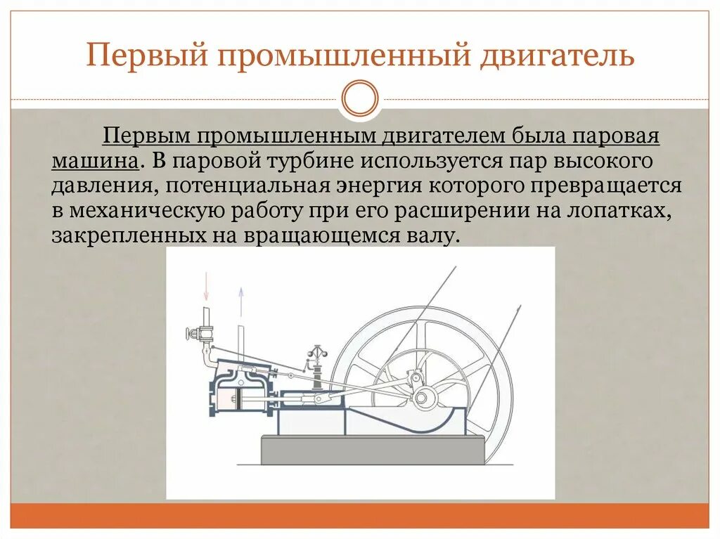 Тепловая машина паровая турбина. Паровая машина тепловой двигатель. Промышленный двигатель. Машины паровые с переменным режимом. Мощность паровой машины.