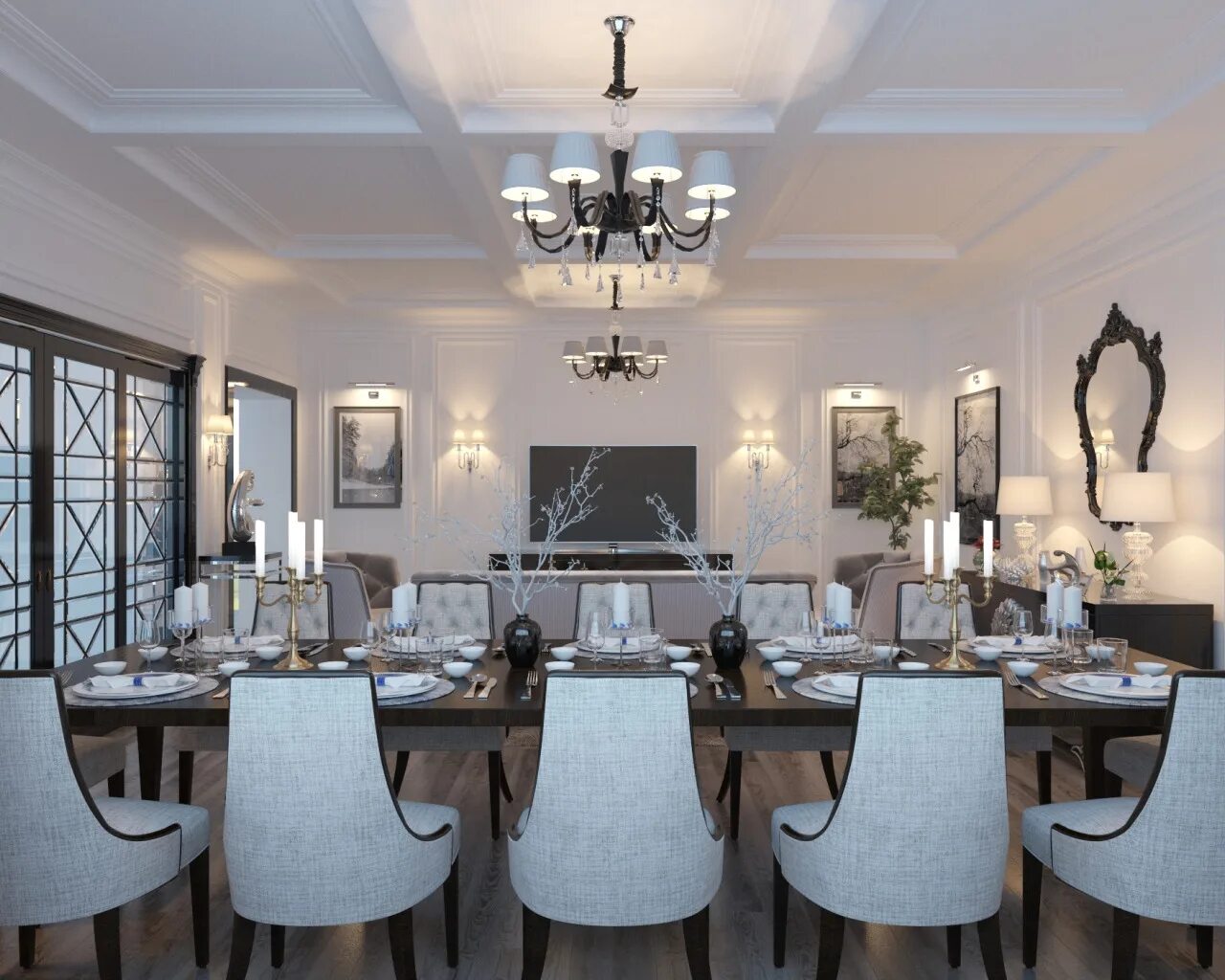 Dining room на русском. Интерьер столовая на 12 персон. Bardot ресторан на Остоженке. Роскошный стол для кабинета. Ресторан Меладзе на Остоженке светильники.