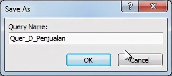 Saved queries. Saved queries