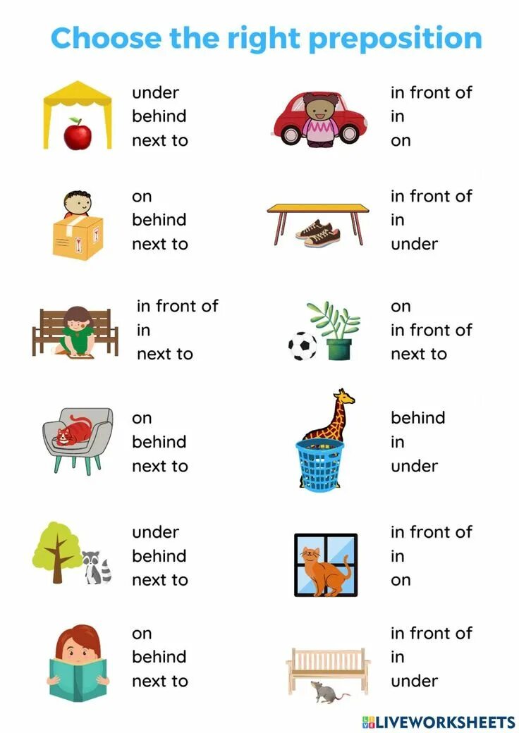 Prepositions elementary