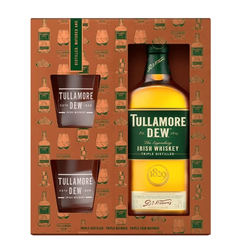 Виски Tullamore Dew Original. Tullamore Dew (0.7л). Ирландский виски Талламор. Виски Tullamore Dew 40% 0,7 л + 2 стакана. Tullamore dew 0.7 цена