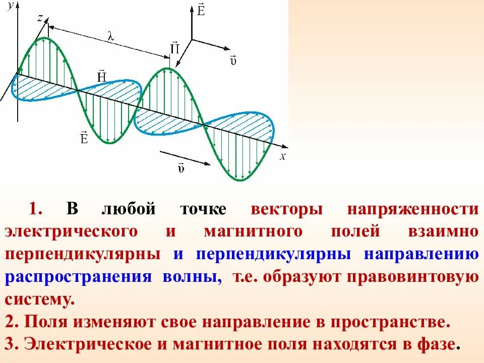 Какой вид имеет электромагнитная волна. E И H В электромагнитной волне. Распространение электромагнитных волн 3 зоны. Электромагнитные волны физика 11 класс. Схема распространения электромагнитной волны.