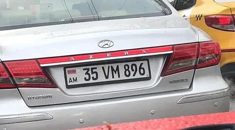 Армянские номера автомобилей