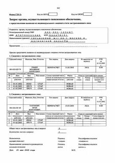 Содержание индивидуального лицевого счета застрахованного лица